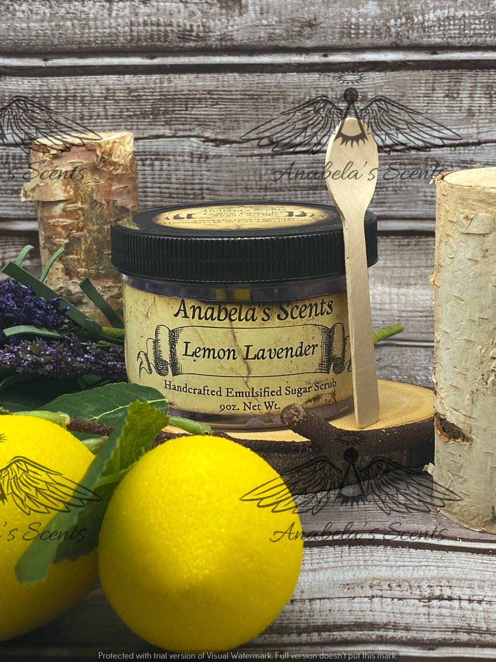 Lemon Lavender Sugar Scrubs