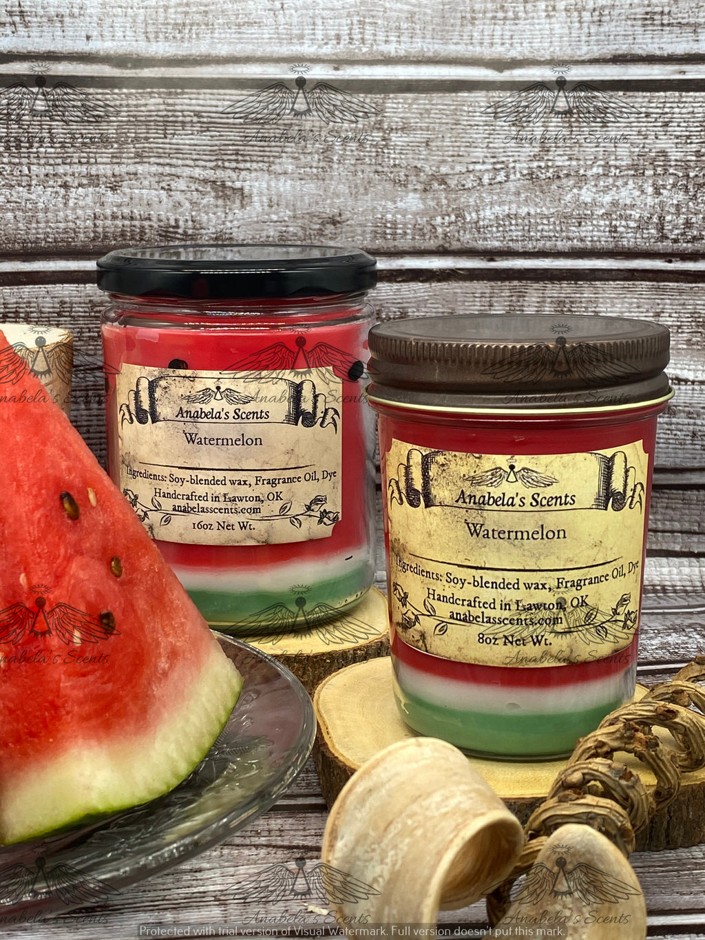 Watermelon Candles