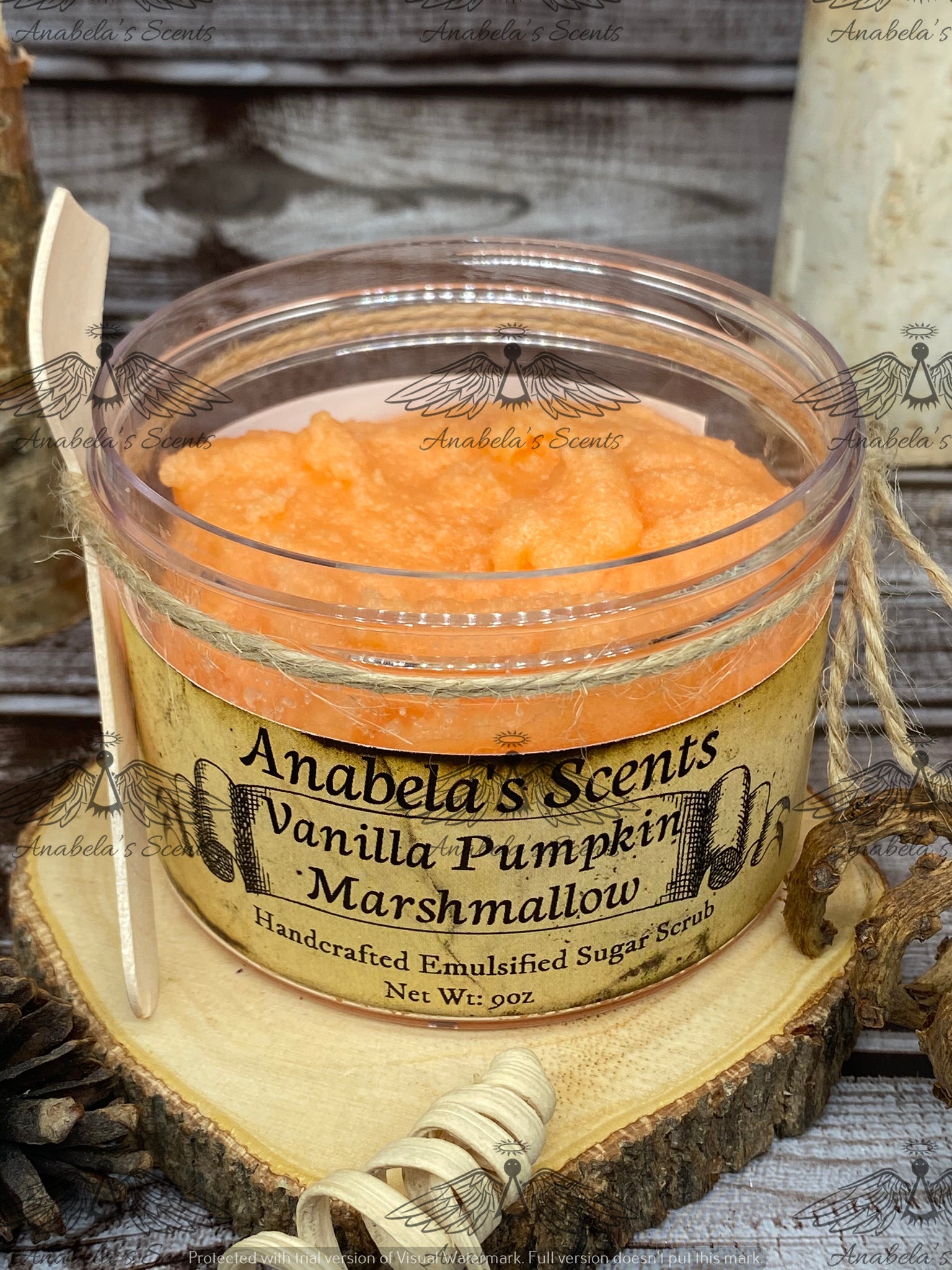 Vanilla Pumpkin Marshmallow Sugar Scrubs