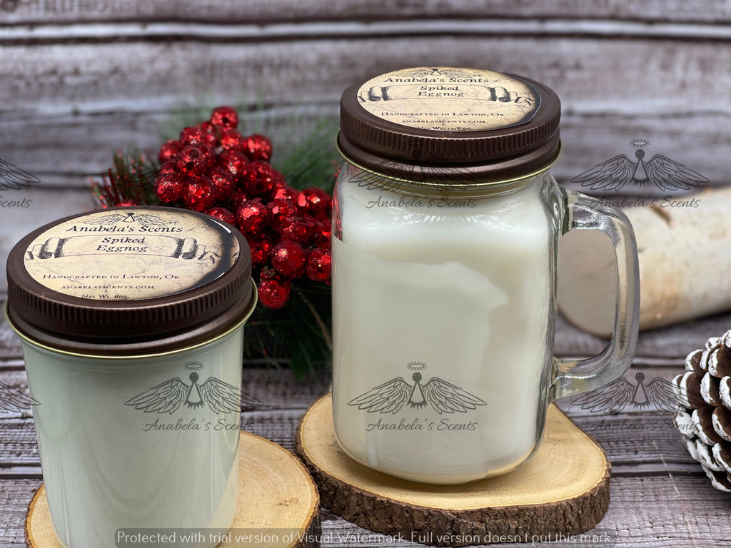 Spiked Eggnog Candle