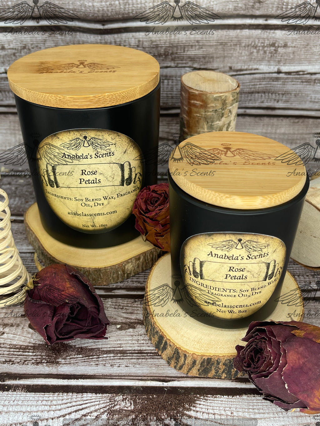 Rose Petal Candles