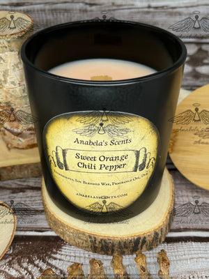 Sweet Orange Chili Pepper Candles