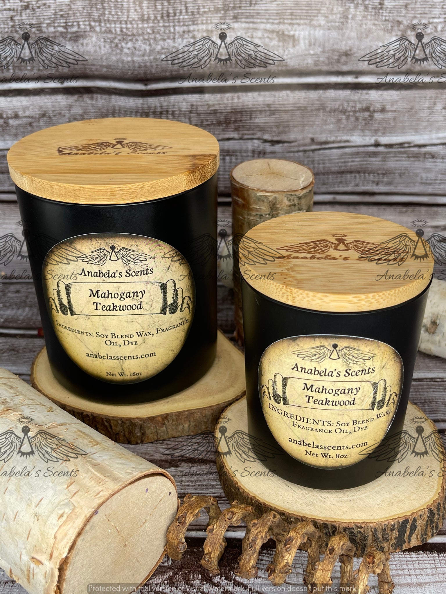 Mahogany Teakwood Candles