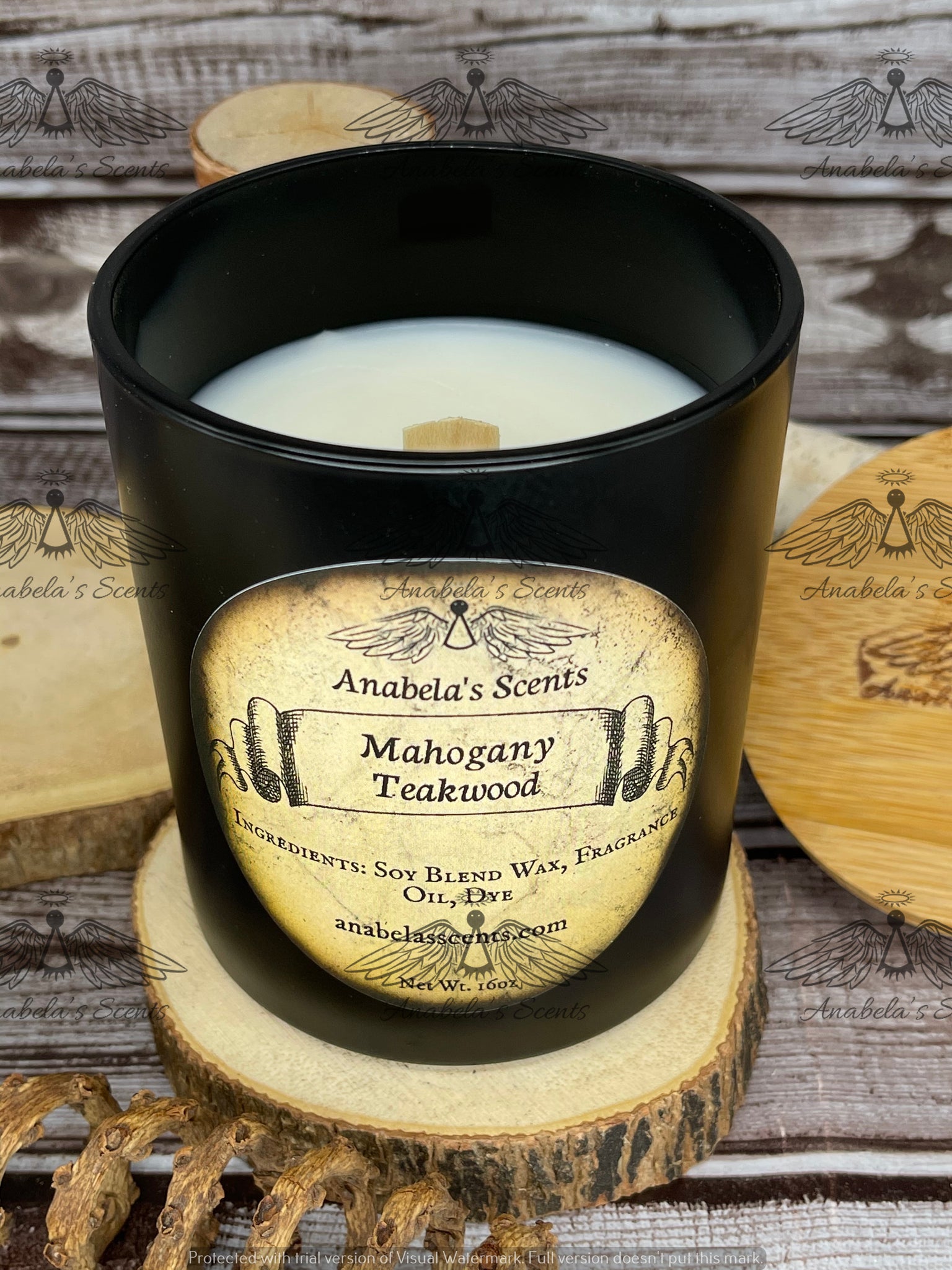 Mahogany Teakwood Candles