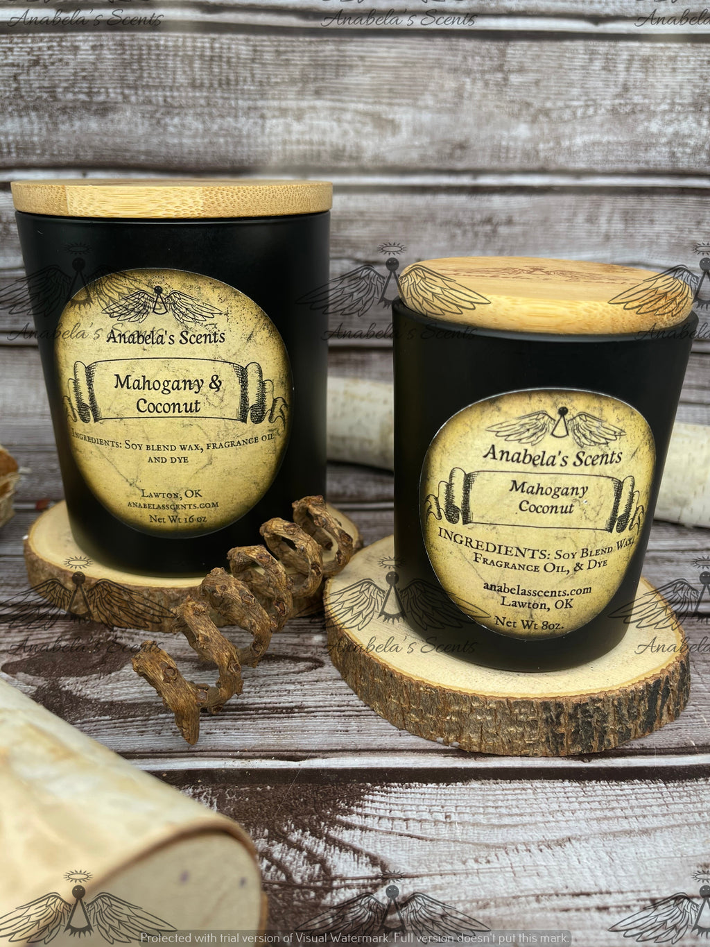 Mahogany Teakwood Candles – Anabela's Scents